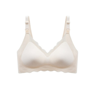 Seamless Floral Gathering Bra