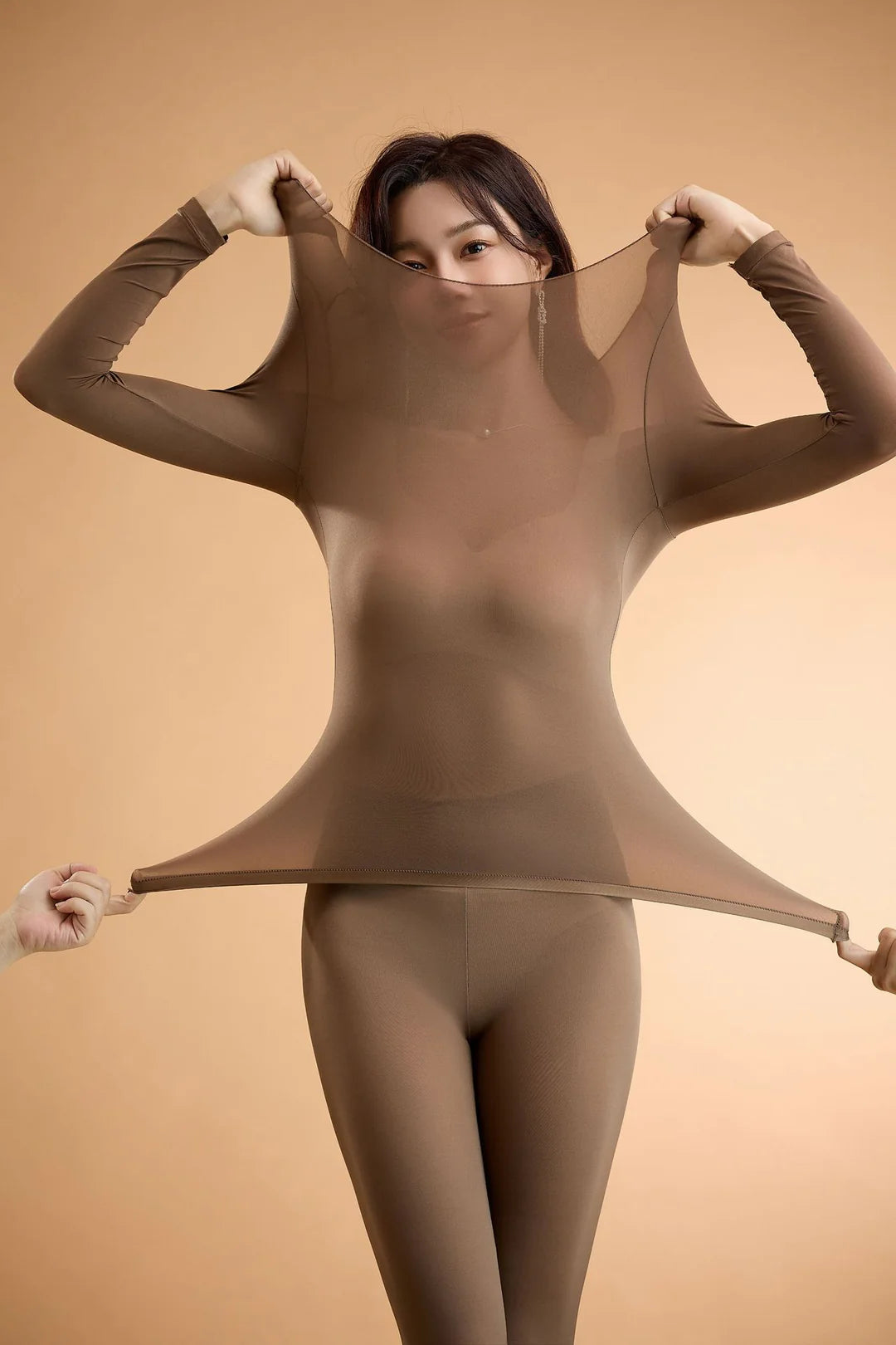 Ultra-thin thermal underwear set