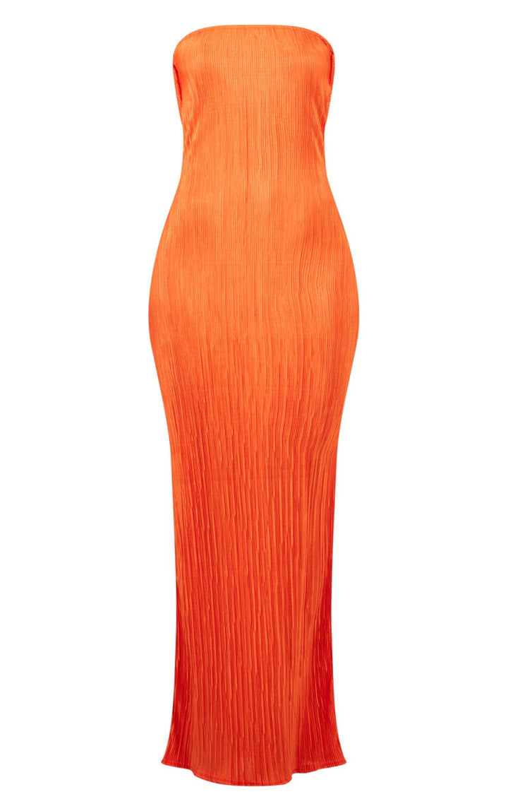Printed Pressure Pleated Slim Bow Long Skirt