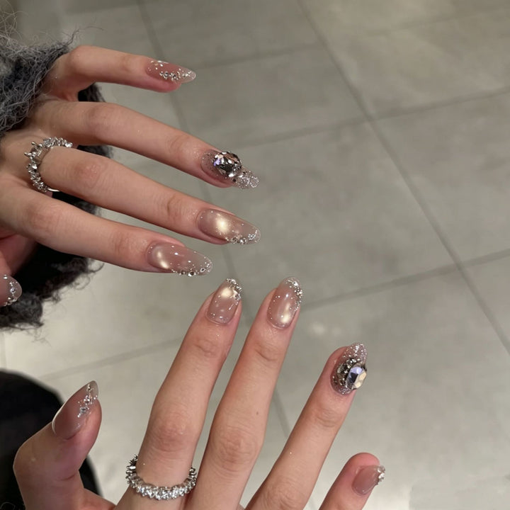 Glittery Handmade Nails