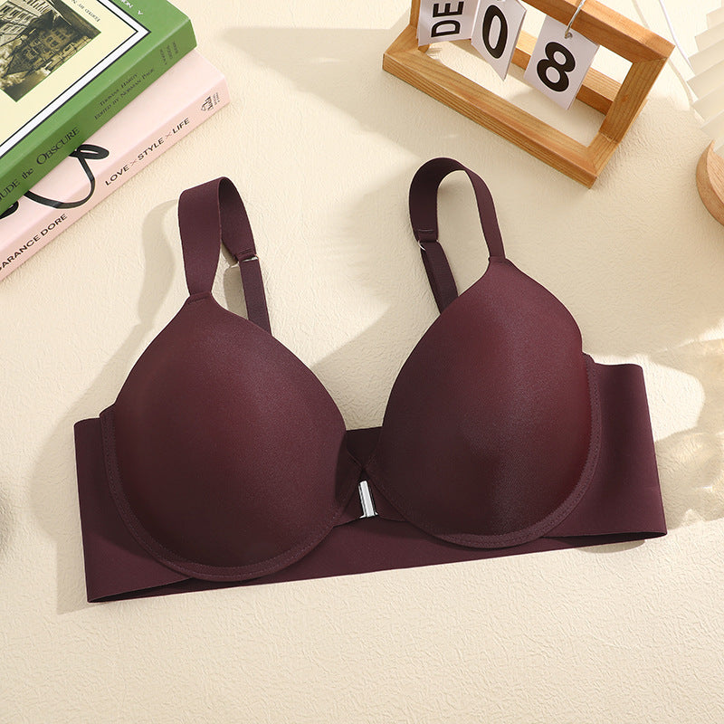 Front-clasp push-up bra