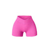 V-Waisted Hip-Lifting High-Waisted Shorts
