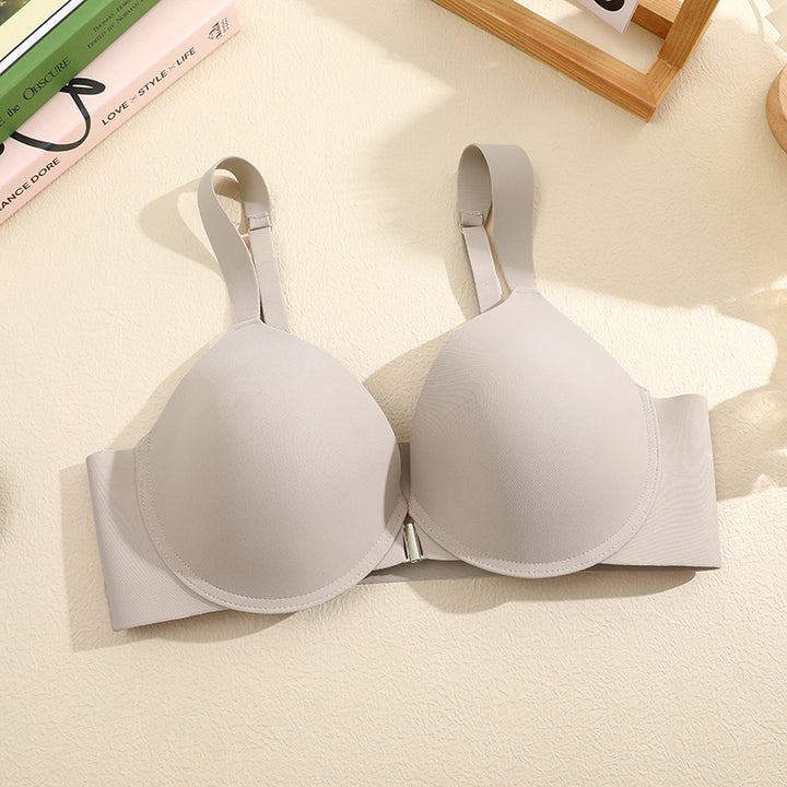 Front-clasp push-up bra
