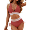 Tight Backless Deep V Bikini Swimsuit