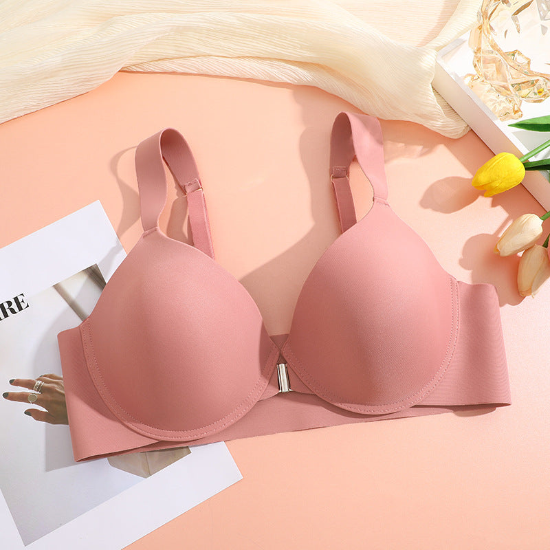 Front-clasp push-up bra