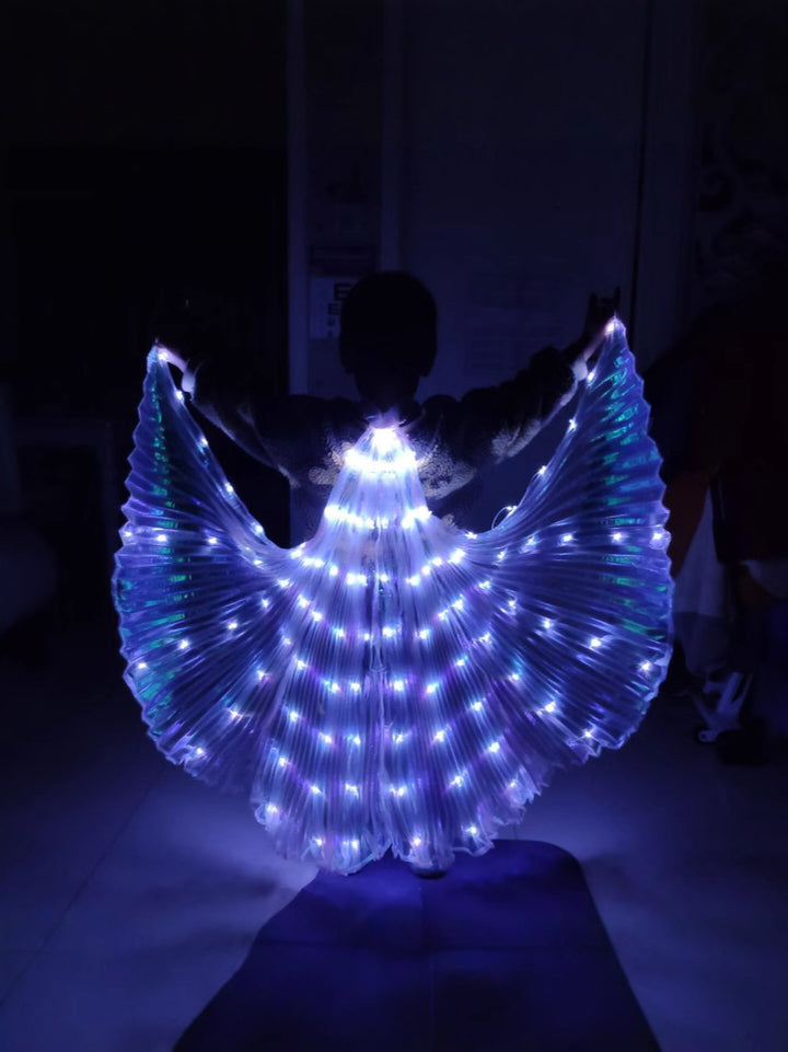 LED Illuminated Colorful Butterfly Wings