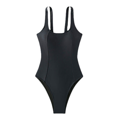 Tight Strappy One Piece Swimsuit