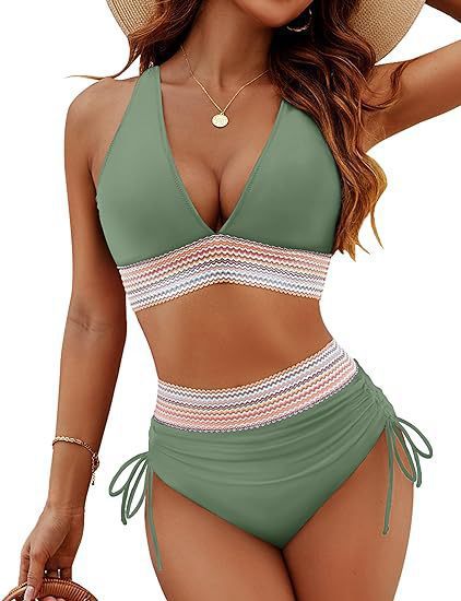 Tight Backless Deep V Bikini Swimsuit