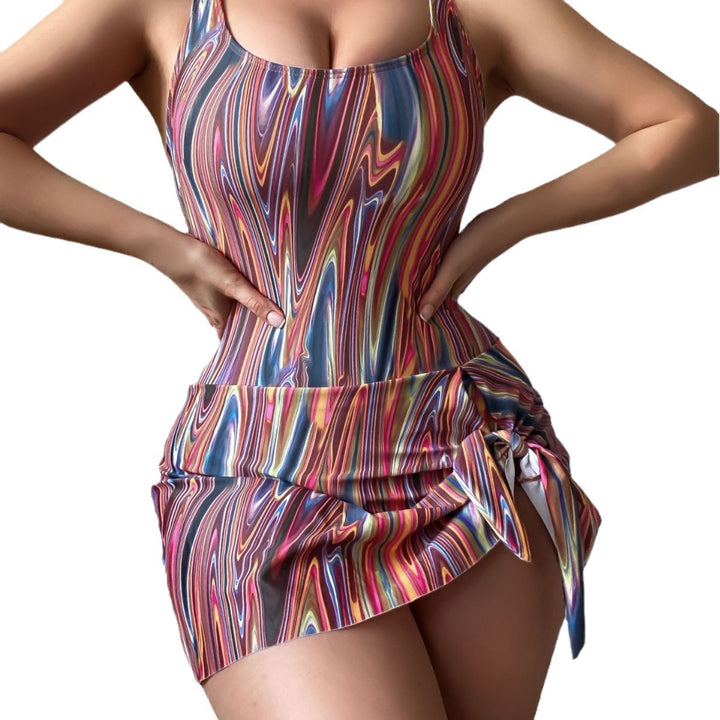 Halter Backless One-piece Swimsuit