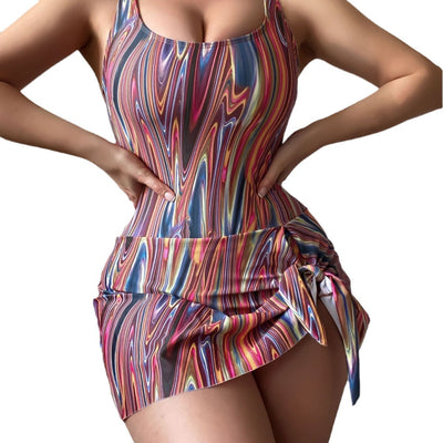 Halter Backless One-piece Swimsuit