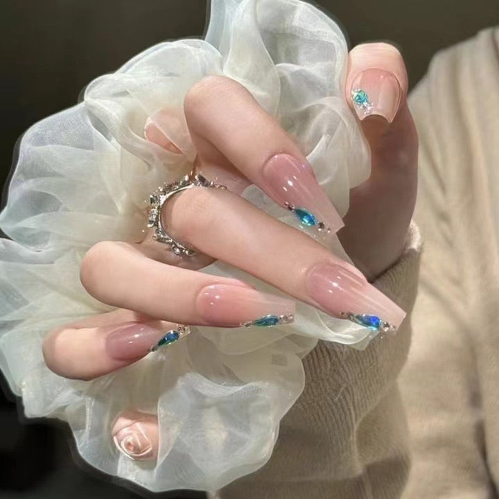 Glittery Handmade Nails