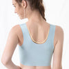 Seamless thin sports bra