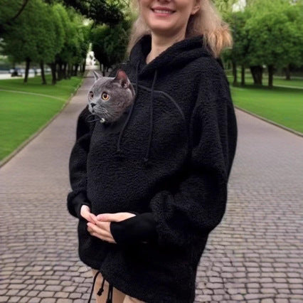 Loose-fitting casual warm sweatshirt