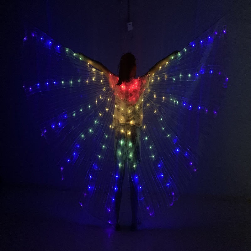 LED Illuminated Colorful Butterfly Wings