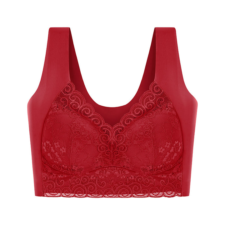 Seamless thin sports bra