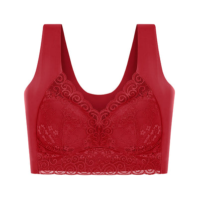 Seamless thin sports bra