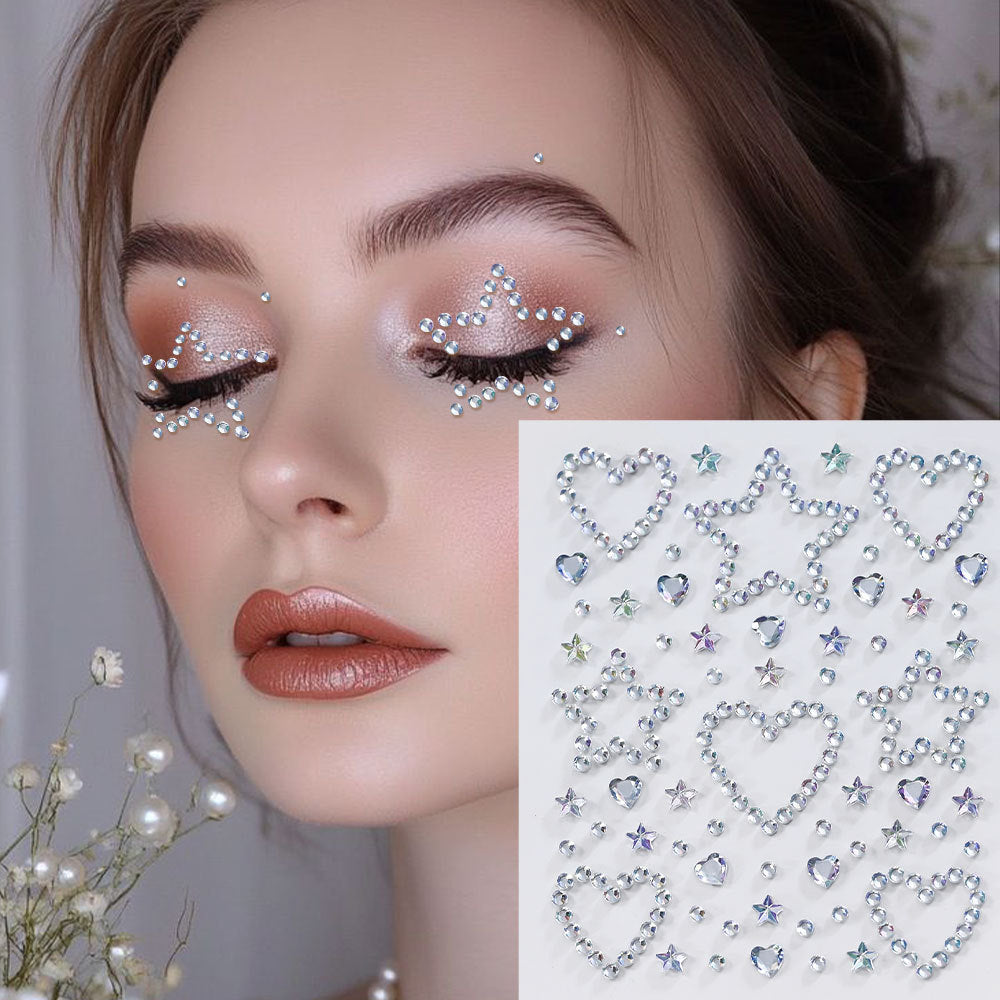 Starry Sky Colored Rhinestone Jewelry