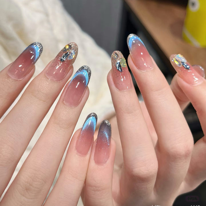 Glittery Handmade Nails