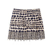 Printed half-body skirt