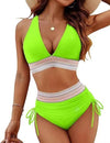 Tight Backless Deep V Bikini Swimsuit