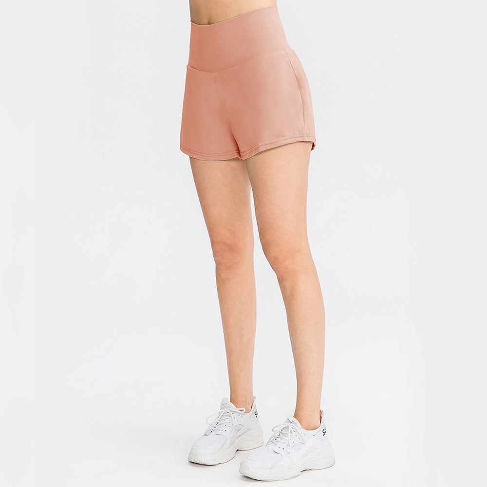 Quick-drying pocket yoga shorts