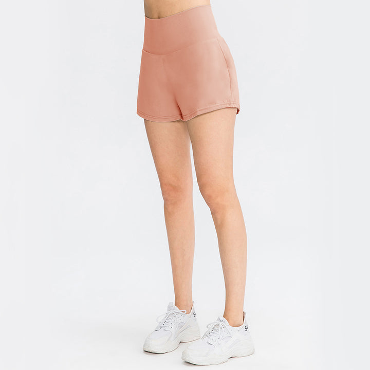 Quick-drying pocket yoga shorts