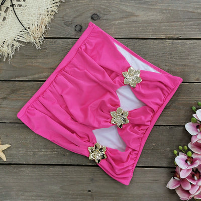 Cut-out strappy one-piece swimsuit