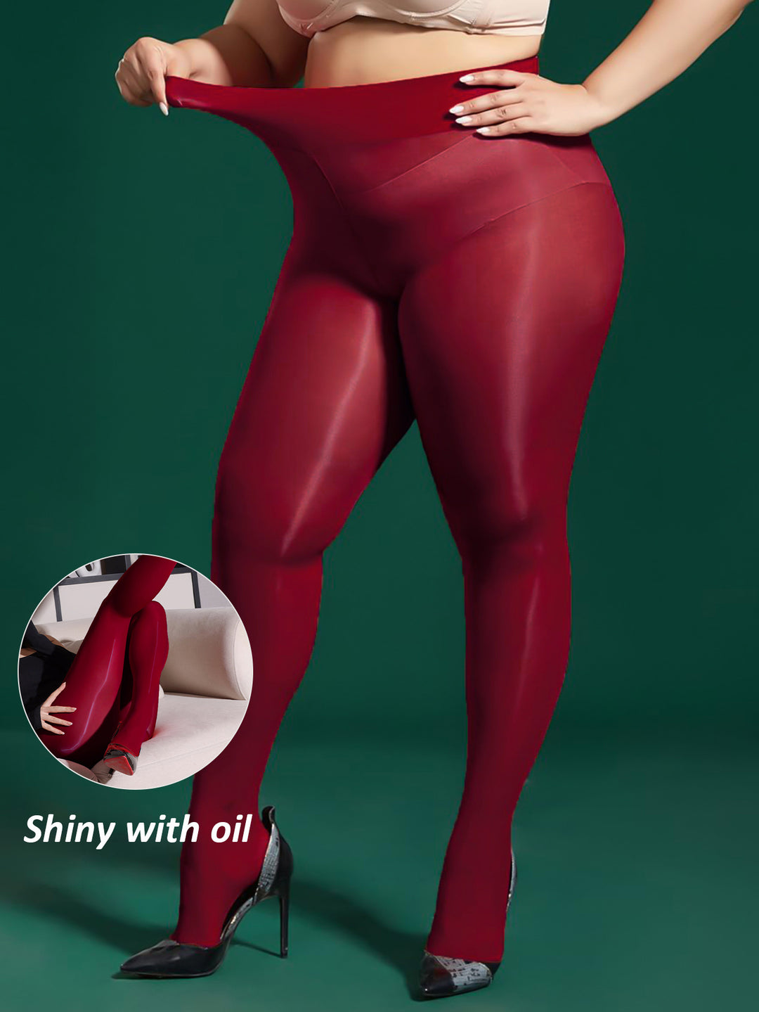 Smooth tight stockings