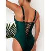 Tight Strappy One Piece Swimsuit