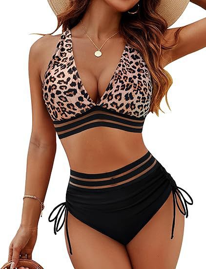 Tight Backless Deep V Bikini Swimsuit