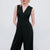 V-Neck Wrap Wide Leg Jumpsuit