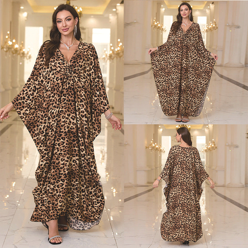 Floral Print Beach Maxi Dress
