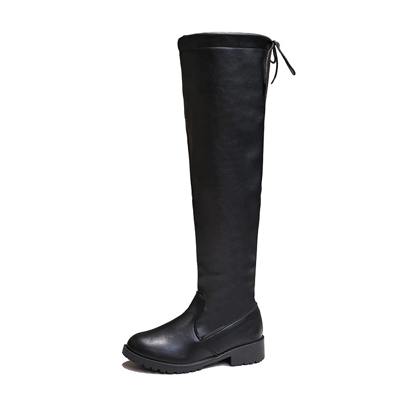 Women's slimming stretch knee-high boots