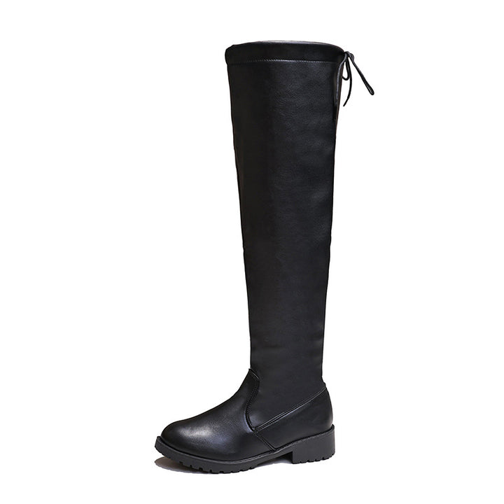 Women's slimming stretch knee-high boots
