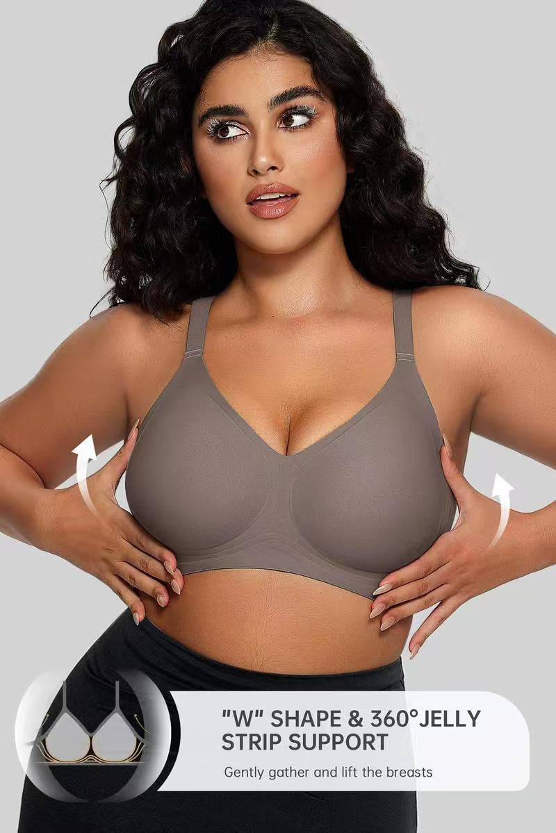 V-Neck Seamless Comfort Bra