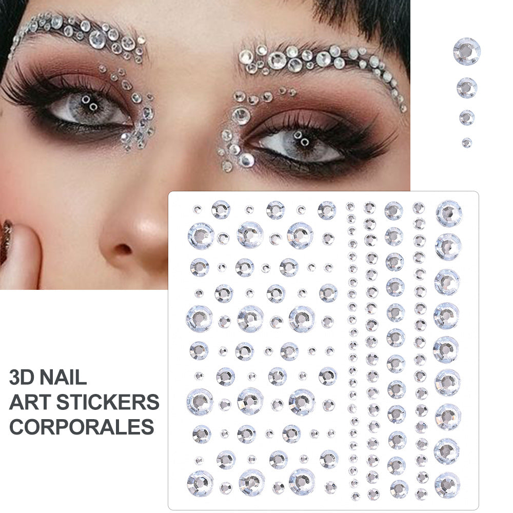 Starry Sky Colored Rhinestone Jewelry