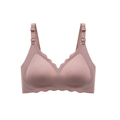 Seamless Floral Gathering Bra