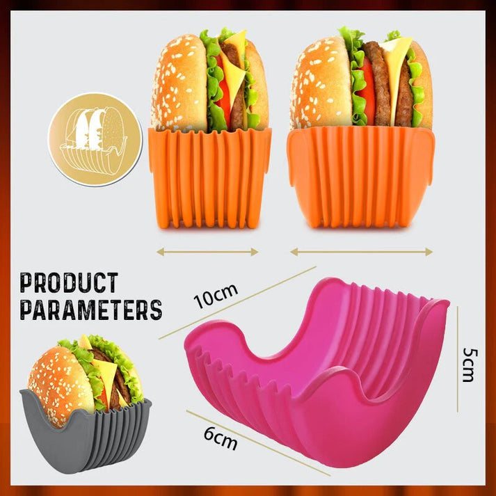 Silicone burger fixing box