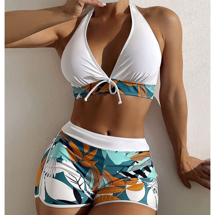 New Women's Printed Two-Piece Swimsuit