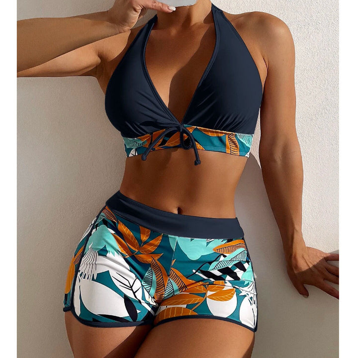 New Women's Printed Two-Piece Swimsuit