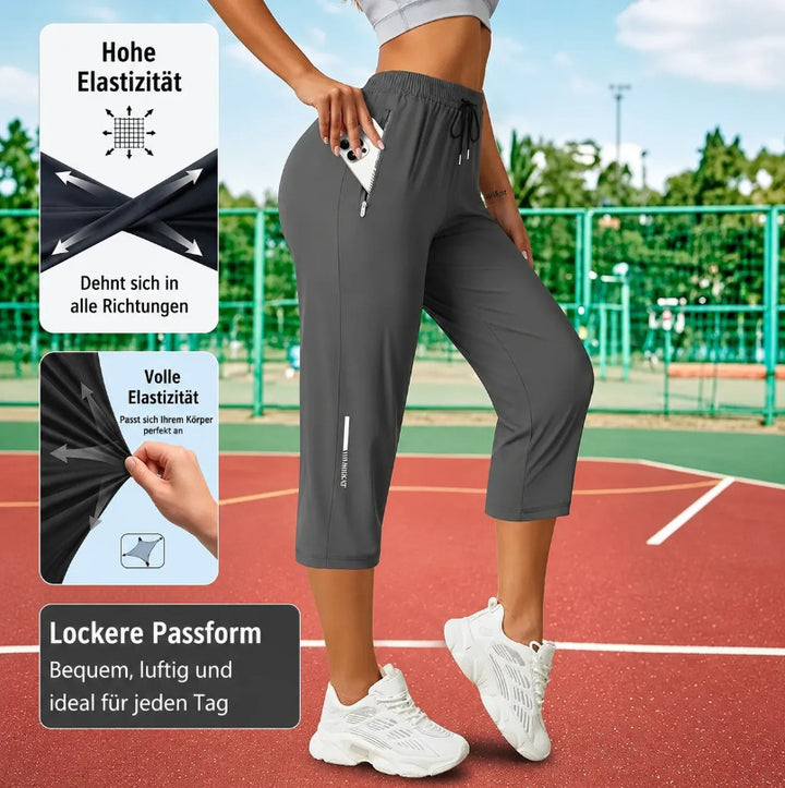 Summer breathable thin casual slightly stretch trousers