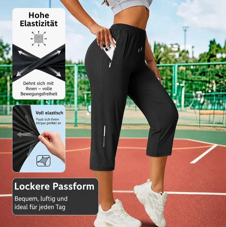 Summer breathable thin casual slightly stretch trousers