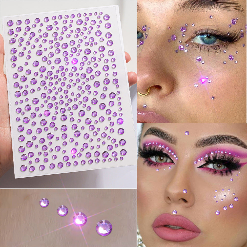 Starry Sky Colored Rhinestone Jewelry