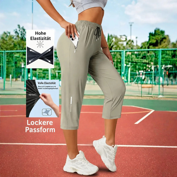 Summer breathable thin casual slightly stretch trousers