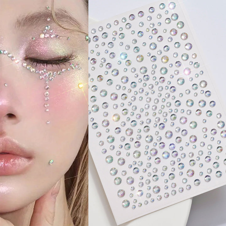 Starry Sky Colored Rhinestone Jewelry