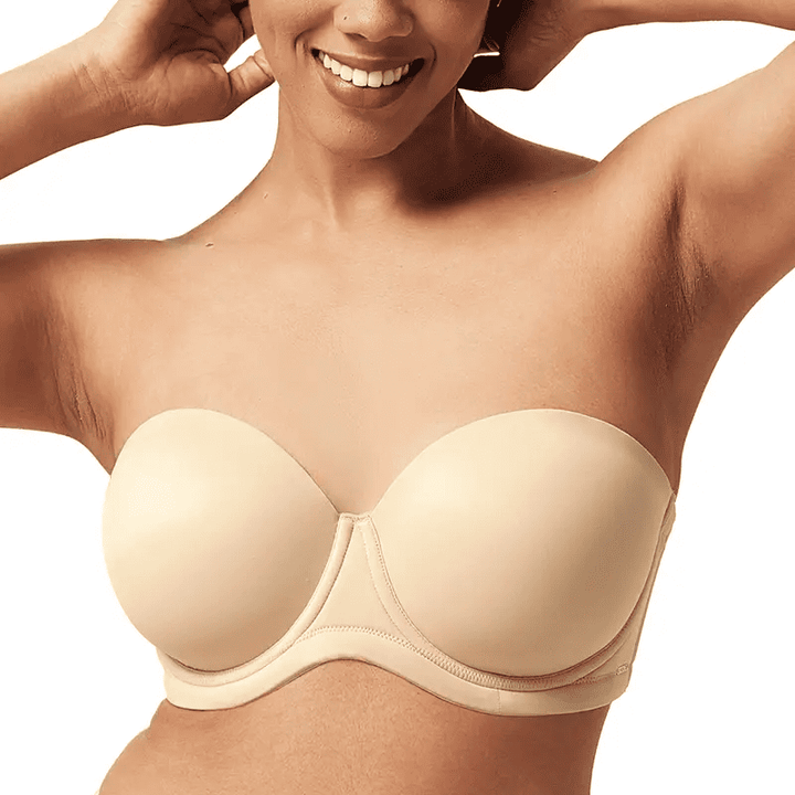 Classic, comfortable, lightweight strapless bra