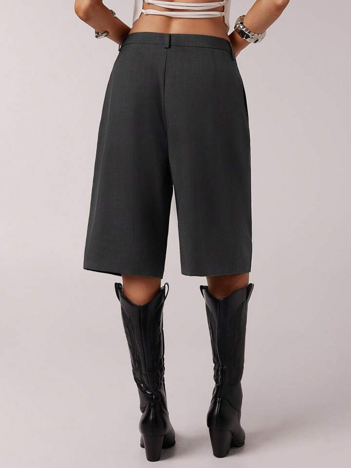 High-waisted Loose-fitting Casual Shorts