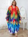 Printed beach smock dress