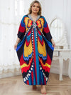 Printed beach smock dress