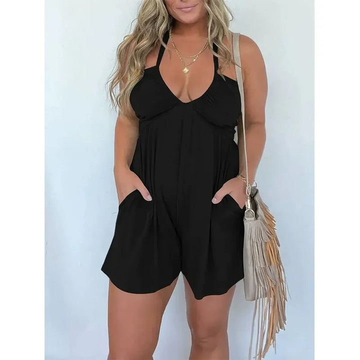 Fashion Casual Halter Women's Jumpsuit